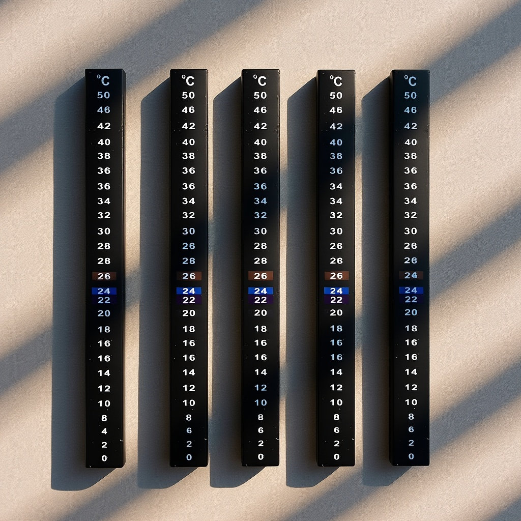 Temperature Strip Thermometer - 5Pcs Stiker Termometer Fermentasi untuk Pengukuran