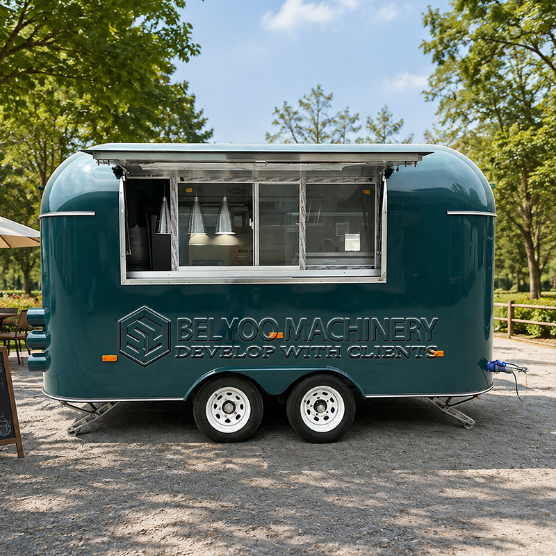 Coffee Equipment Usa - Trailer Makanan Komersial Belyoo, Dapur Bergerak