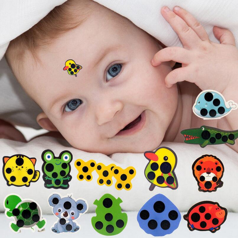 Temperature Strip Thermometer - 5 Buah Bayi Lucu Kartun Hewan