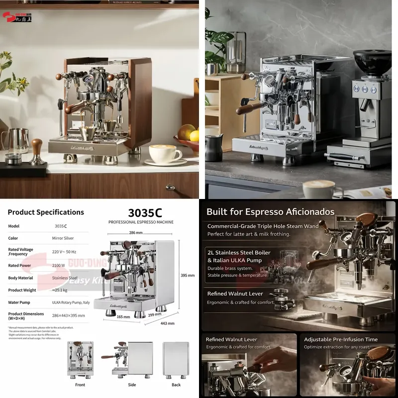 Coffee Equipment For Espresso Machine - 【CHIMU HOME】Mesin Kopi Espresso Pintar Komersial