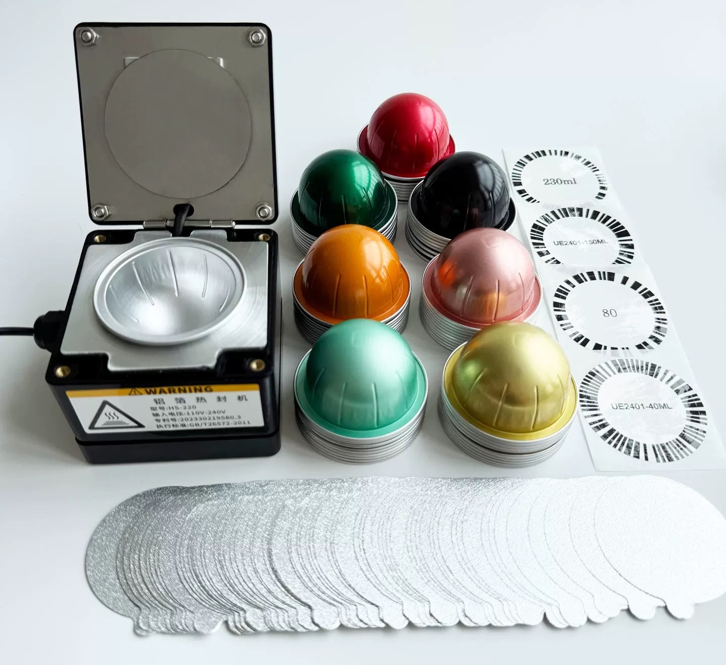 Coffee Equipment For Espresso Machine - Mesin Penyegel Kopi Manual Heat Sealer