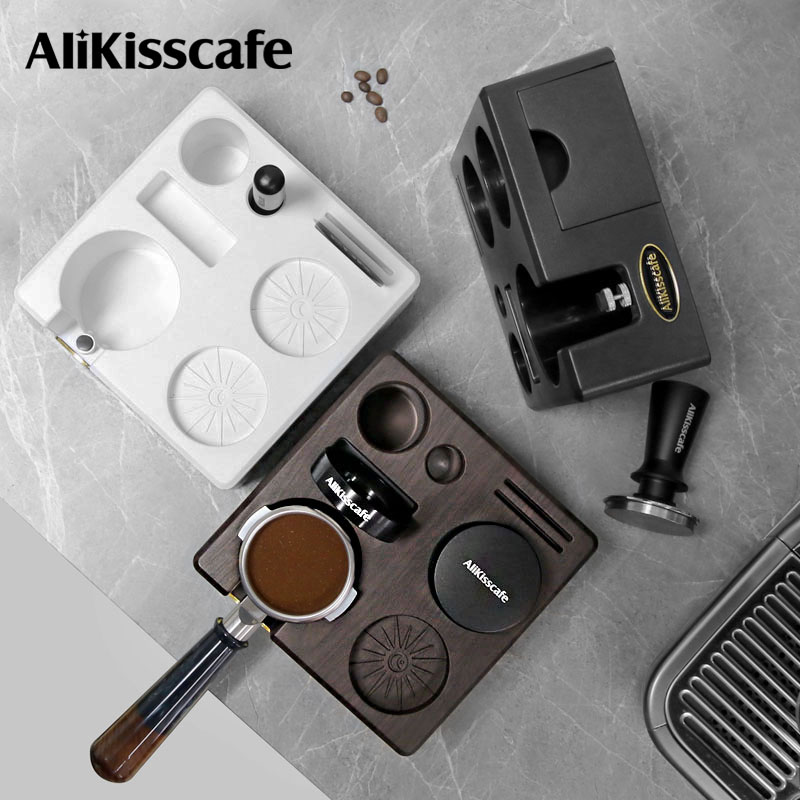 Coffee Equipment Holder - AliKisscafe Laci Penyimpanan Tempat Portafilter Stasiun