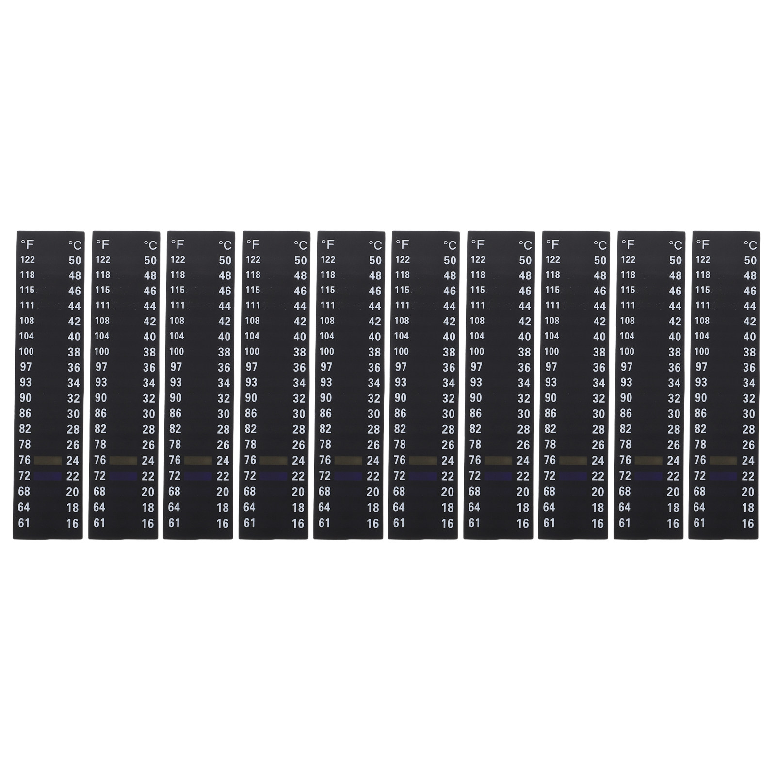 Temperature Strip Thermometer - 10 Buah Stiker Suhu Botol Strip