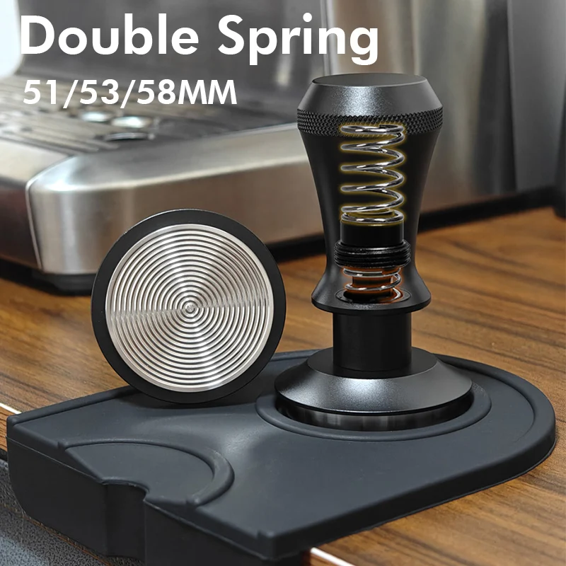 Coffee Equipment Kit - Tamper kopi 51mm Double Spring, Tamper