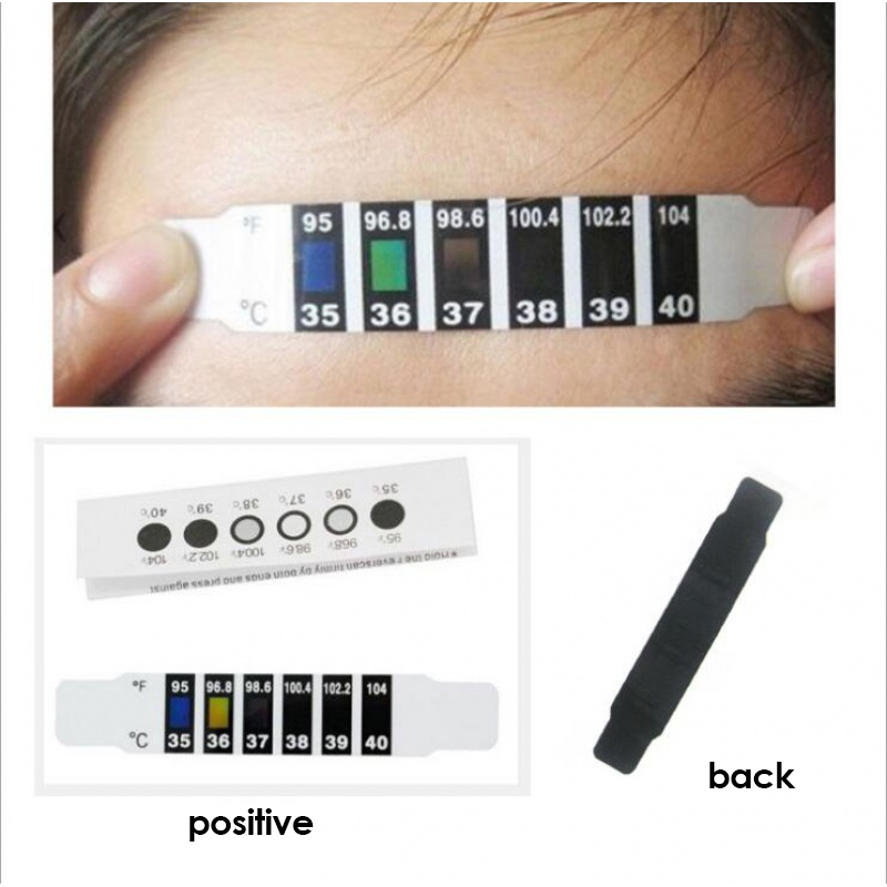 5 Buah Stiker Pengukur Suhu Da - Temperature Strip Thermometer ulasan dan harga