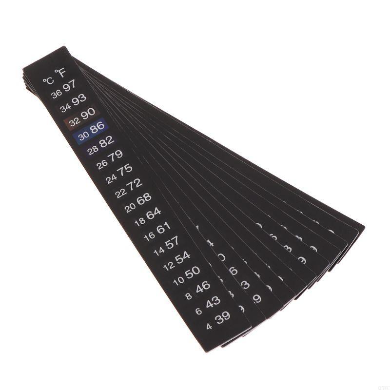 10 Pak Stiker Termometer Akuar - Temperature Strip Thermometer ulasan dan harga