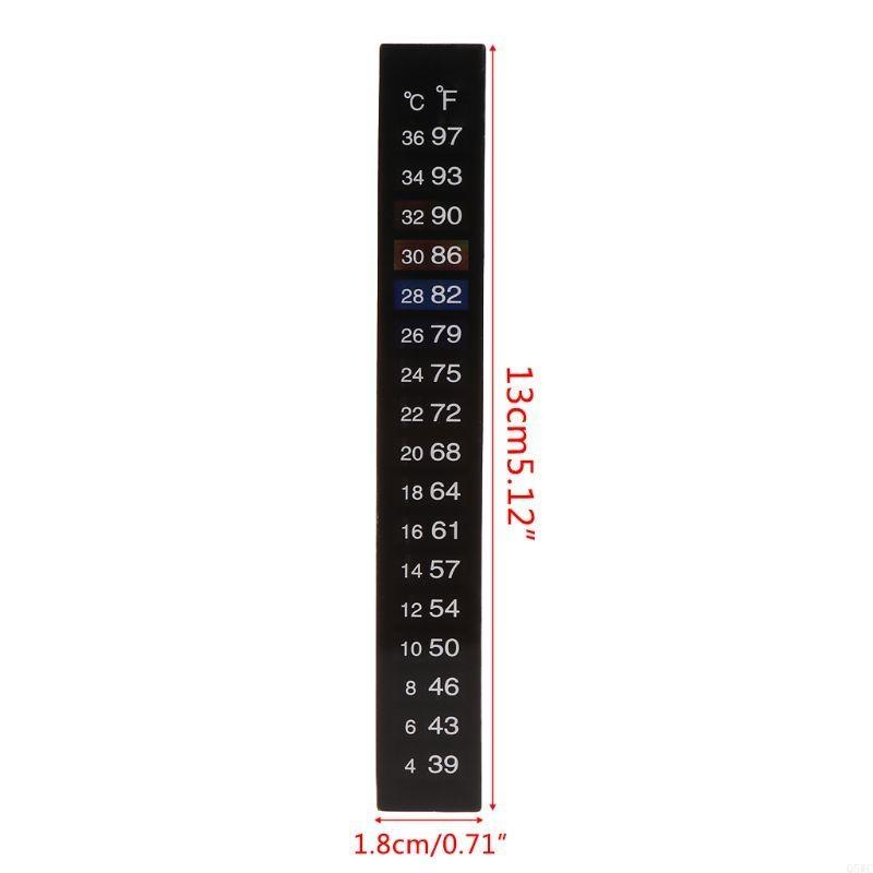 10 Pak Stiker Termometer Akuar - Temperature Strip Thermometer ulasan dan harga
