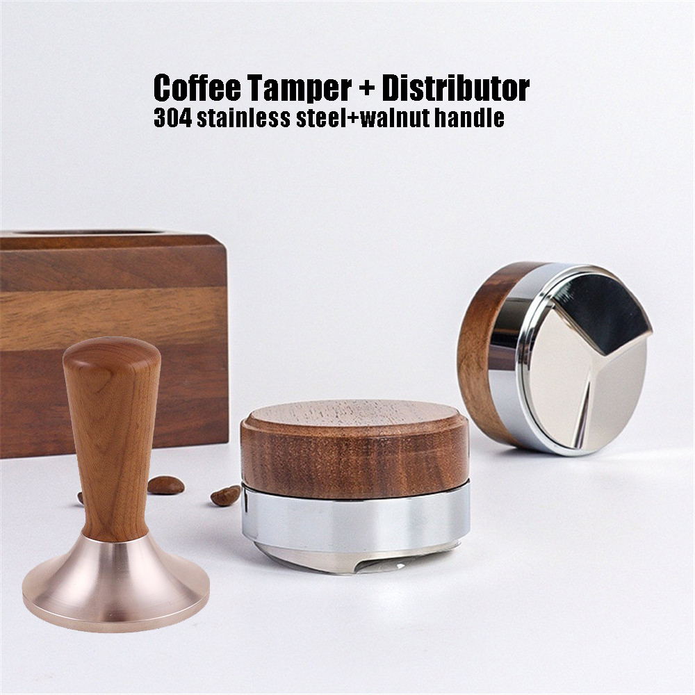 51 53 58.5mm alat perata kopi  - Coffee Equipment Kit ulasan dan harga