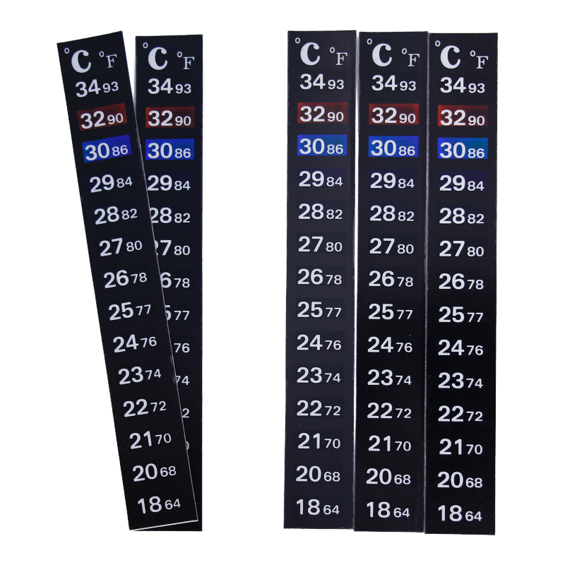 1/2/3/5 Buah/Lot Strip Termome - Temperature Strip Thermometer ulasan dan harga