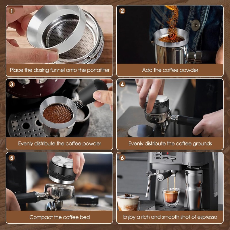 51/53/58mm 5pcs Set Espresso - - Coffee Equipment Kit ulasan dan harga
