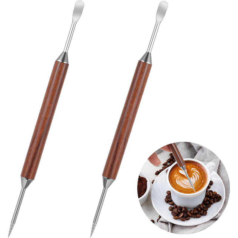 2 Buah Pena Seni Kopi Alat Aks - Coffee Equipment Kit ulasan dan harga