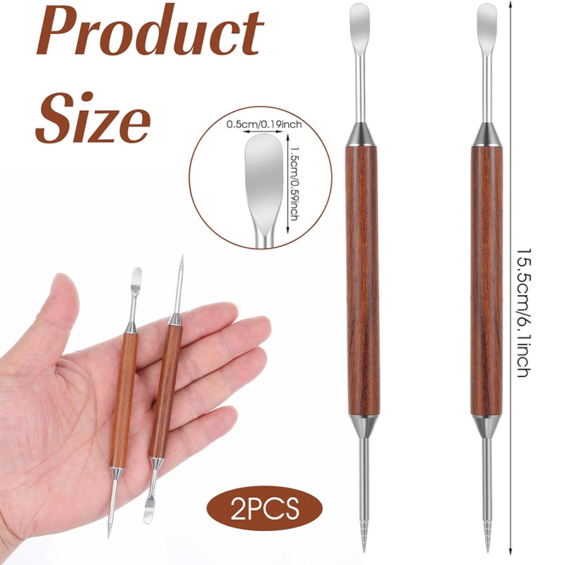 2 Buah Pena Seni Kopi Alat Aks - Coffee Equipment Kit ulasan dan harga