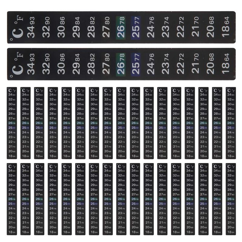 Ideal #   36 Buah Stiker Suhu  - Temperature Strip Thermometer ulasan dan harga